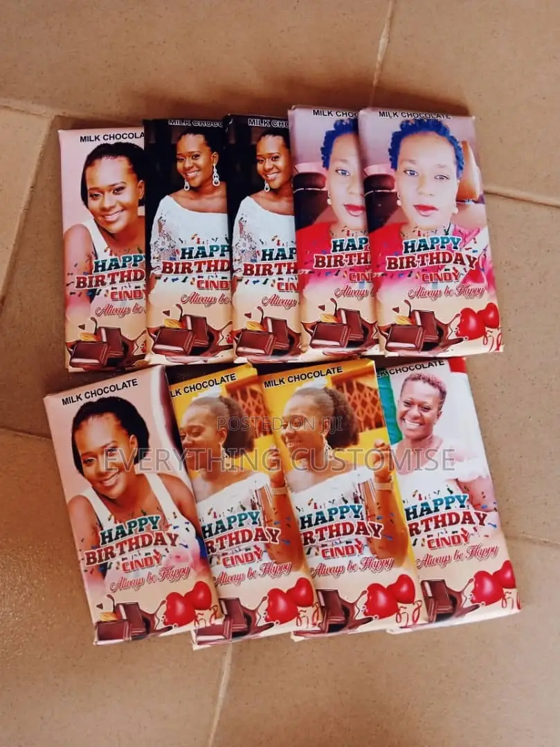 Customised Chocolate for Birthdays or Any Event