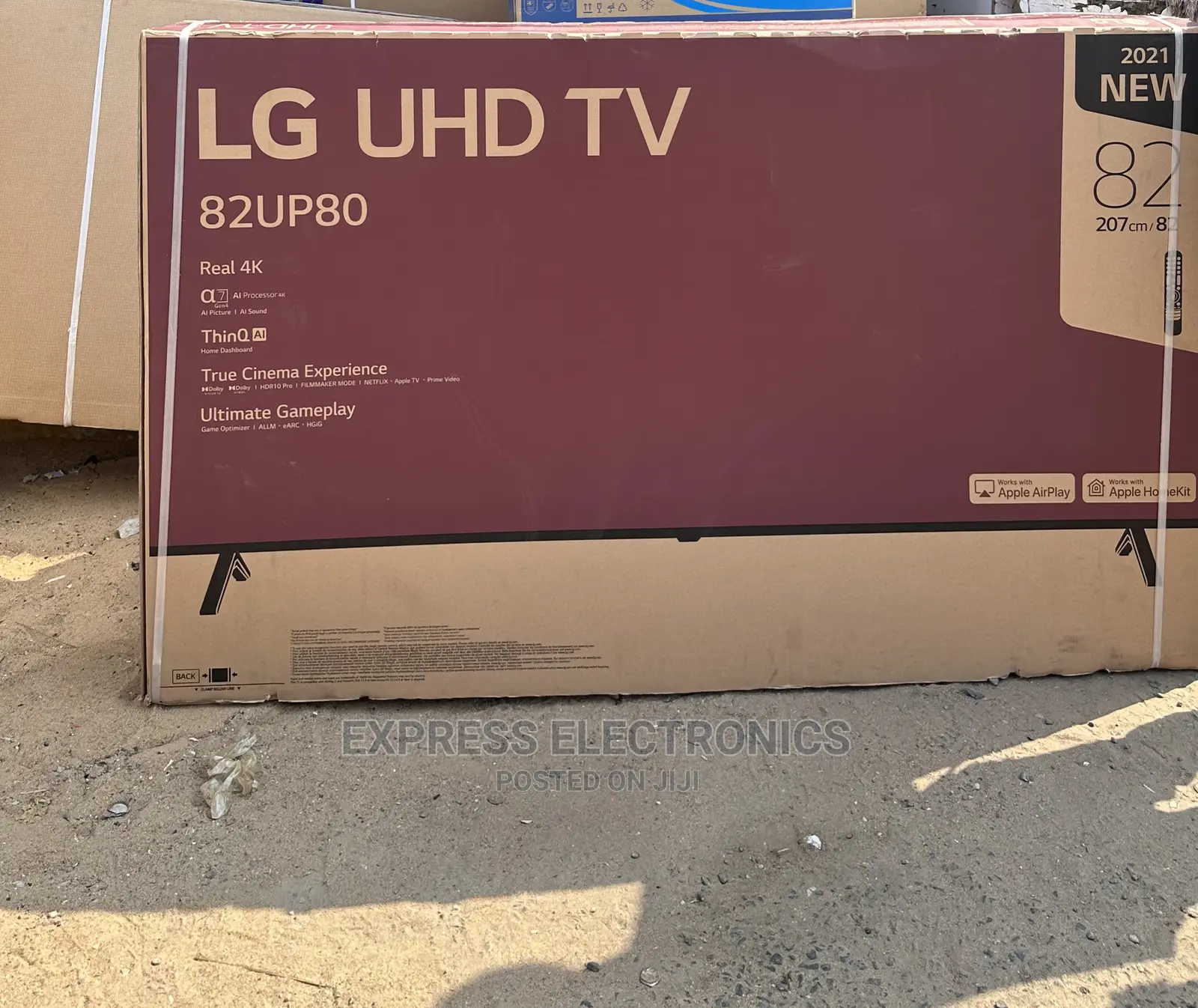 Wide Realistic View LG UHD Smart 86”UP80006 Sleek Tv