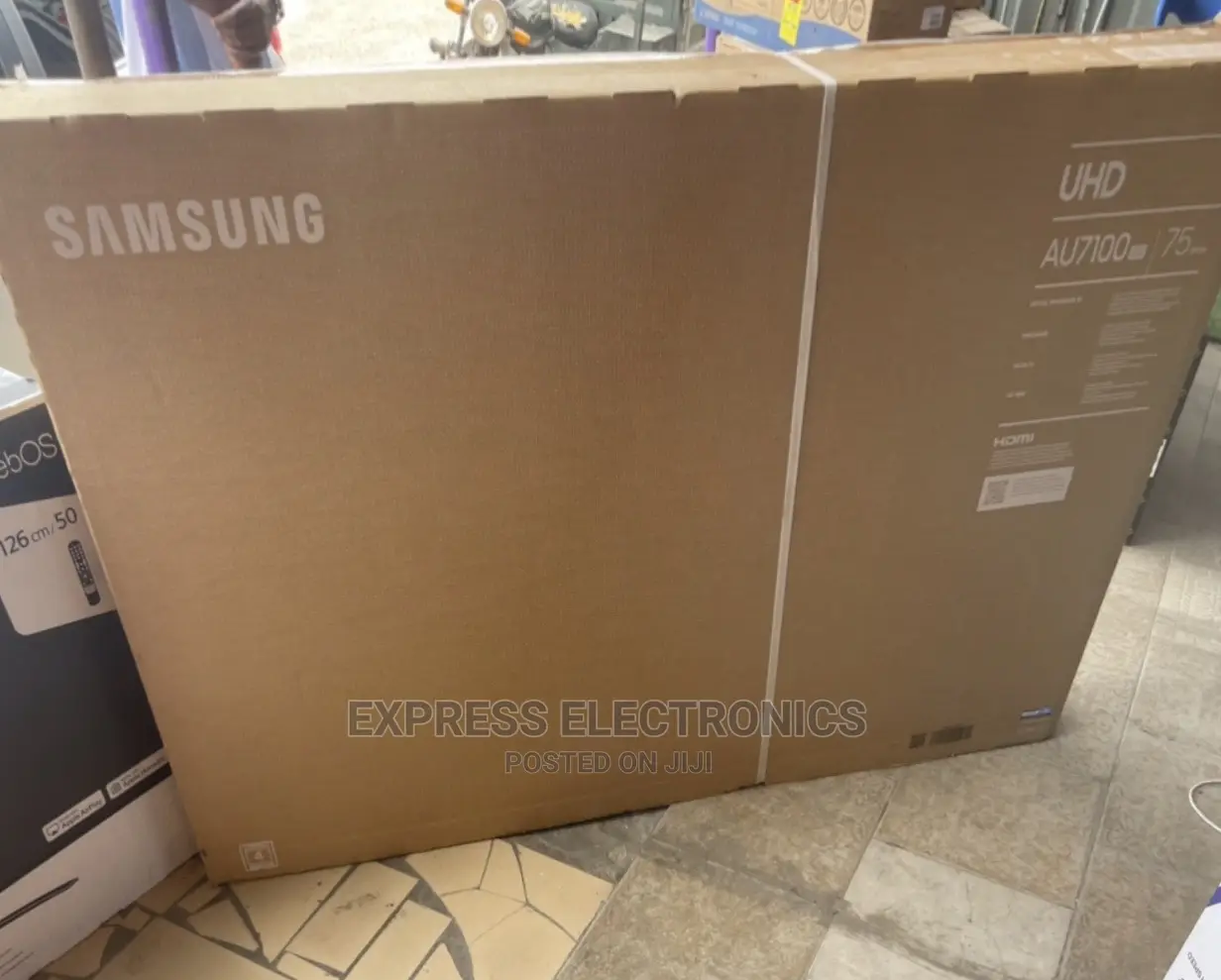 UHD Smart 75”AU7172 Samsung Wide Vivid View Sleek Slim