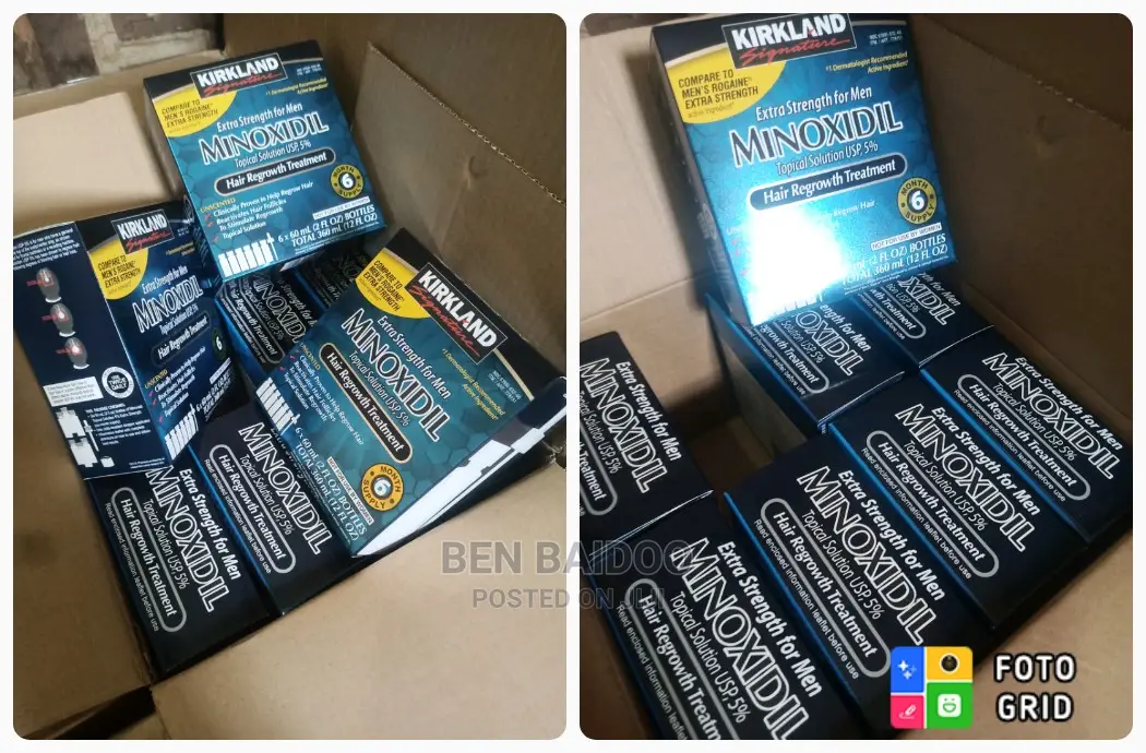 Kirkland Minoxidil Box of 6 Bottles
