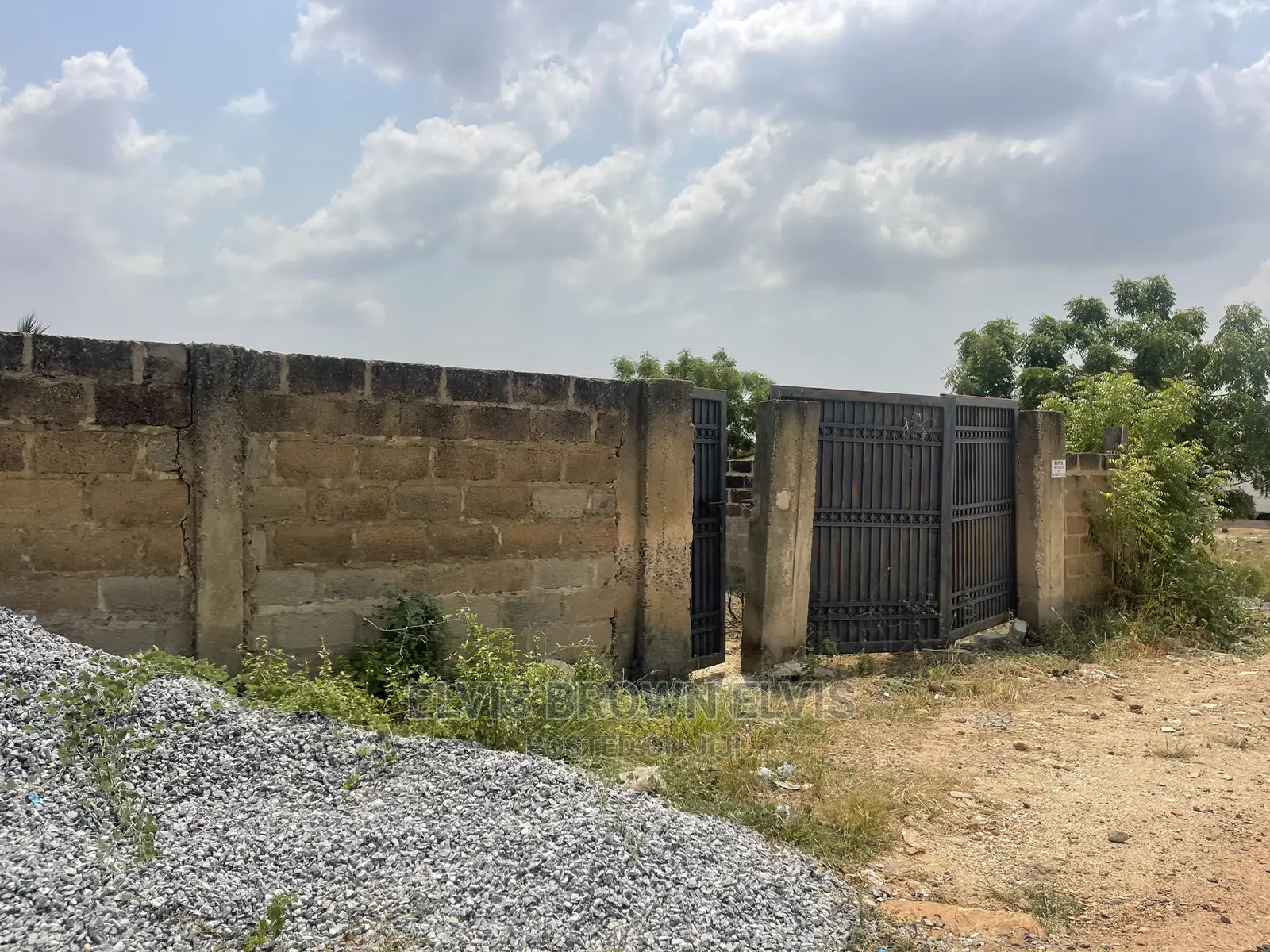 Plot With Wall and Gate for Sale at East Legon Hills