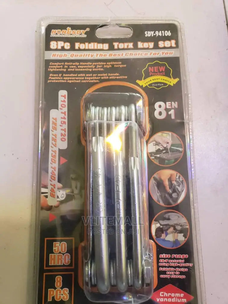 Horusdy Folding Torx Key Set SDY-94106