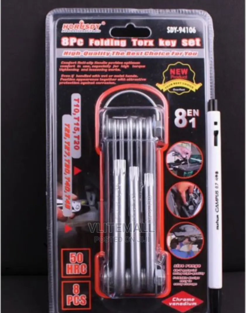 Horusdy Folding Torx Key Set SDY-94106