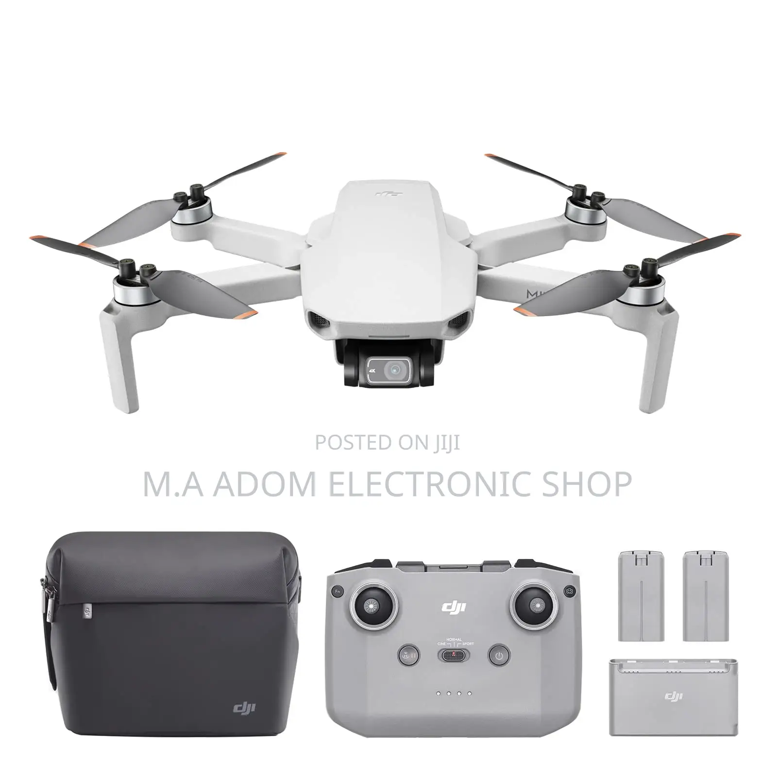 DJI Mini 2 Fly More Combo – Ultralight Foldable Drone, 3-Axi