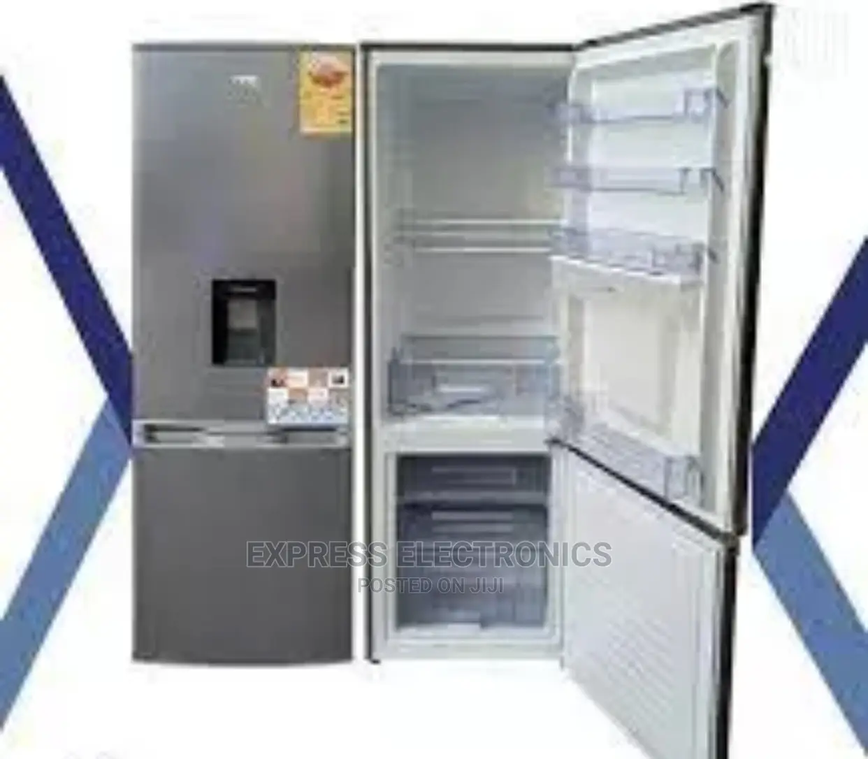 Eco Essential Modern Pearl Fridge Pf 640ixwd Button Freezer