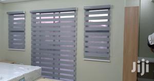 Ash Zebra Curtains Blinds With Free Installation