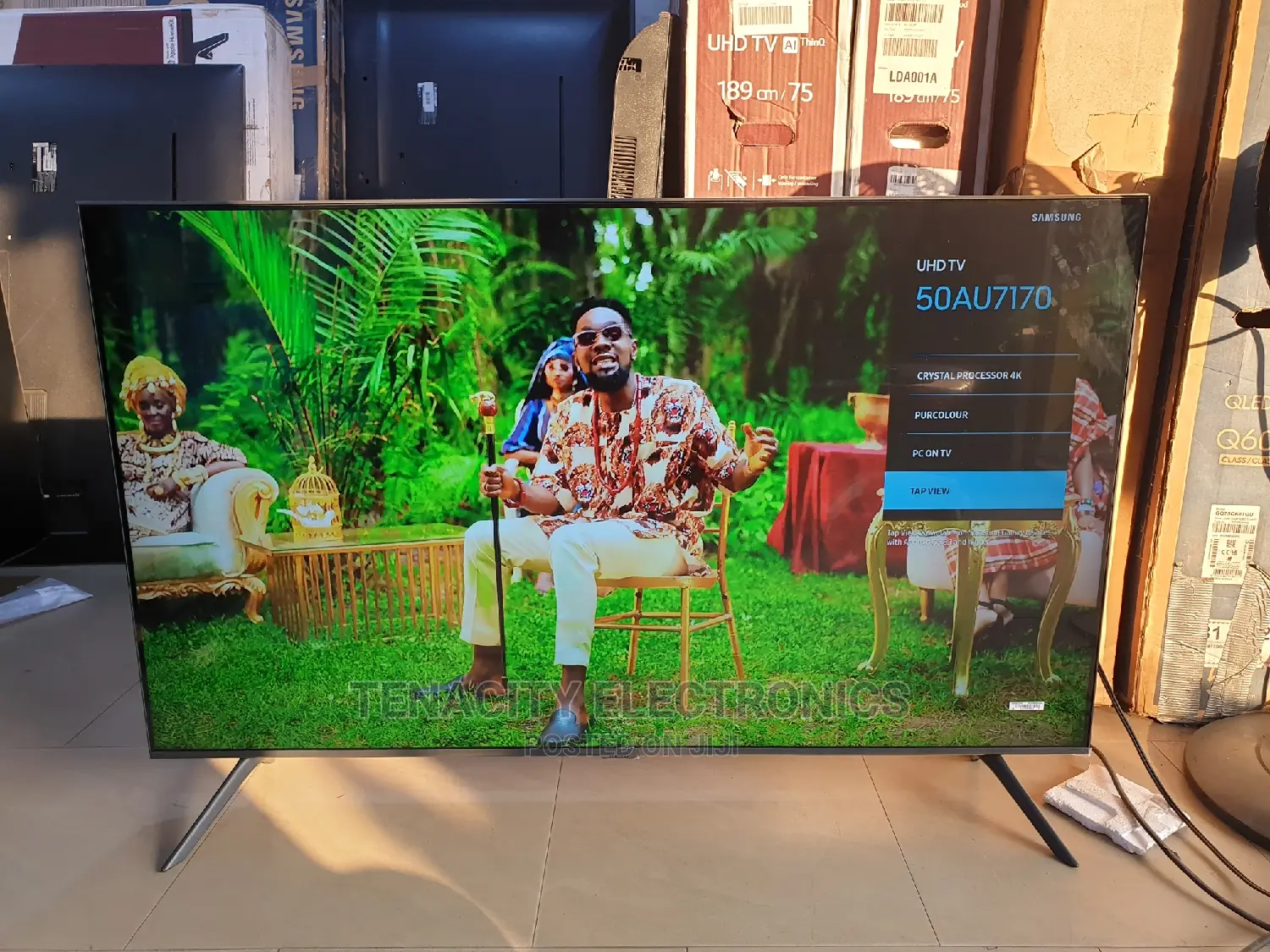 New Samsung Crystal Uhd HDR Smart Satellite Tv