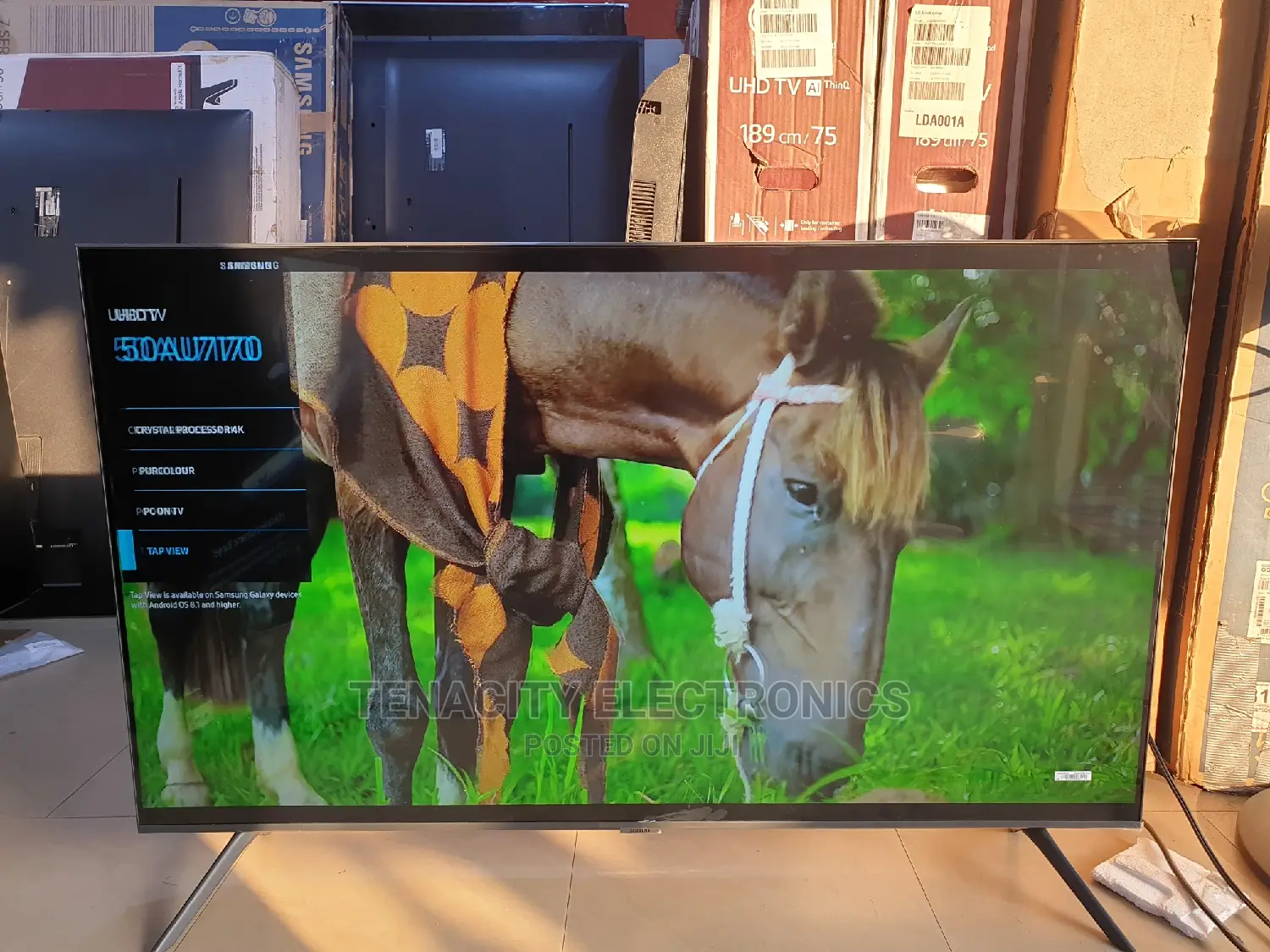 New Samsung Crystal Uhd HDR Smart Satellite Tv