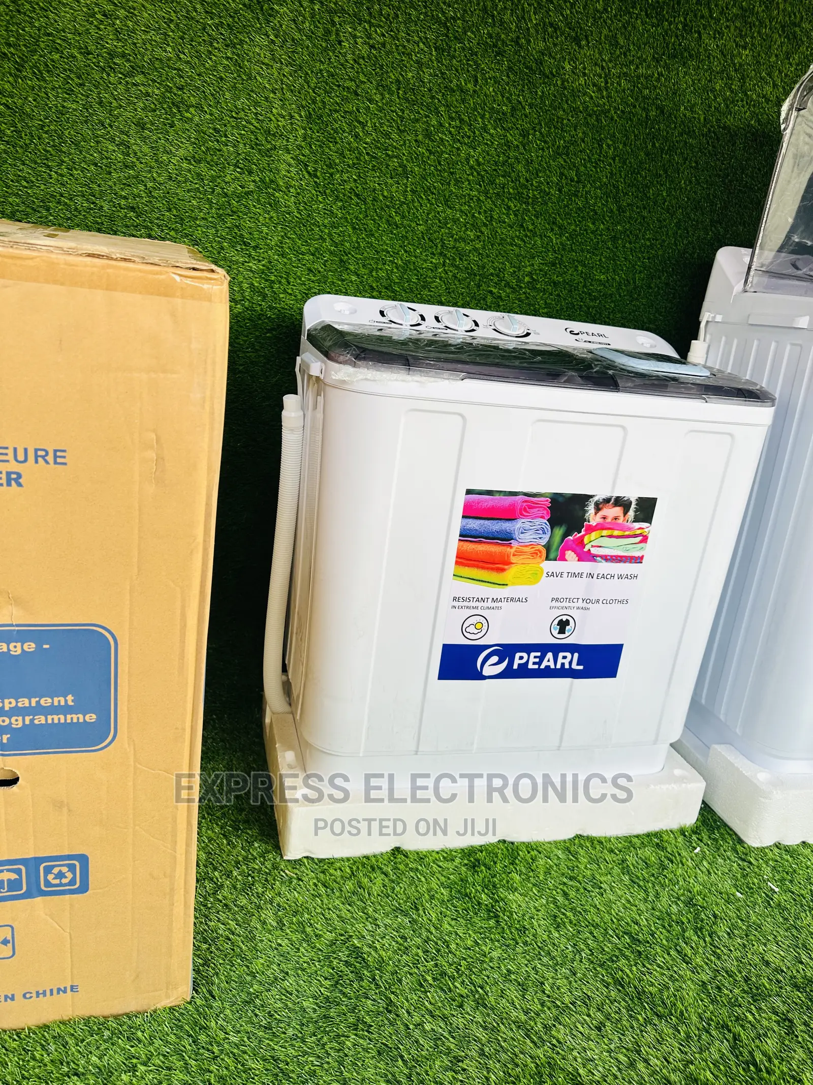 Pearl Washingmachine 7kg Top Loaded White Color Essential