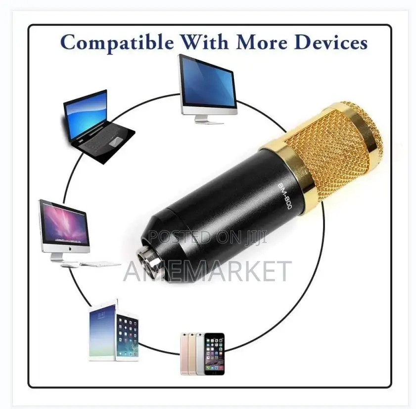 Professional USB Bm 800 Voice Recording Condenser Microphone