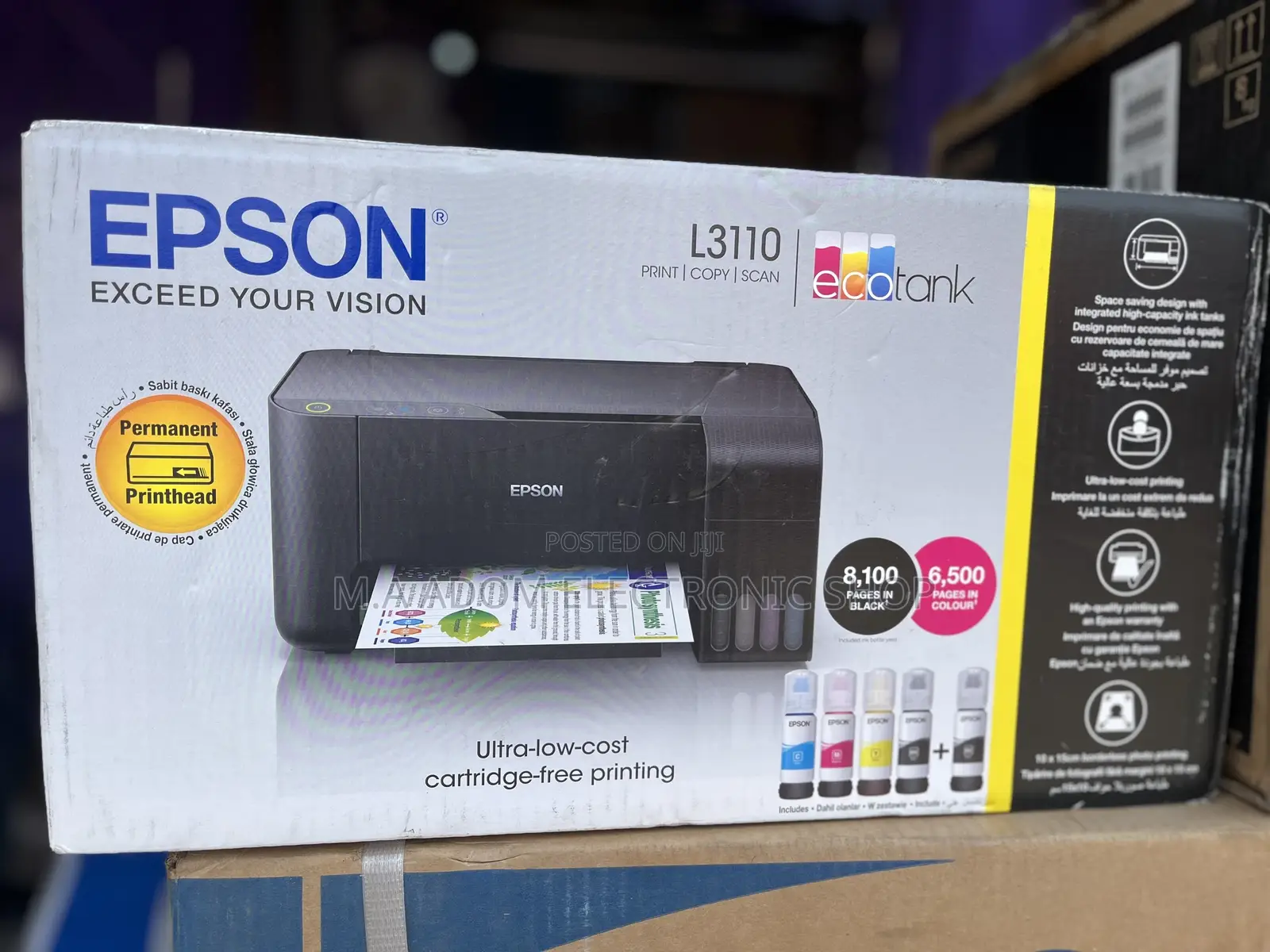 Epson L3110 Eco Tank All in One Printer