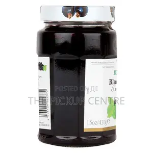 Stute Blackcurrant Extra Jam Bottle, Violet, 430 G,
