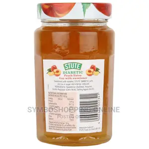 Stute No Sugar Added Peach Extra Jam 430g