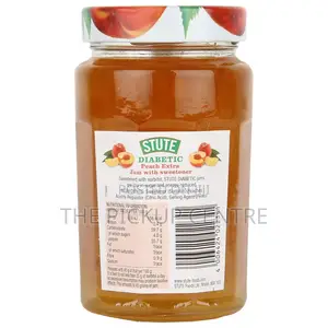 Stute No Sugar Added Peach Extra Jam 430g