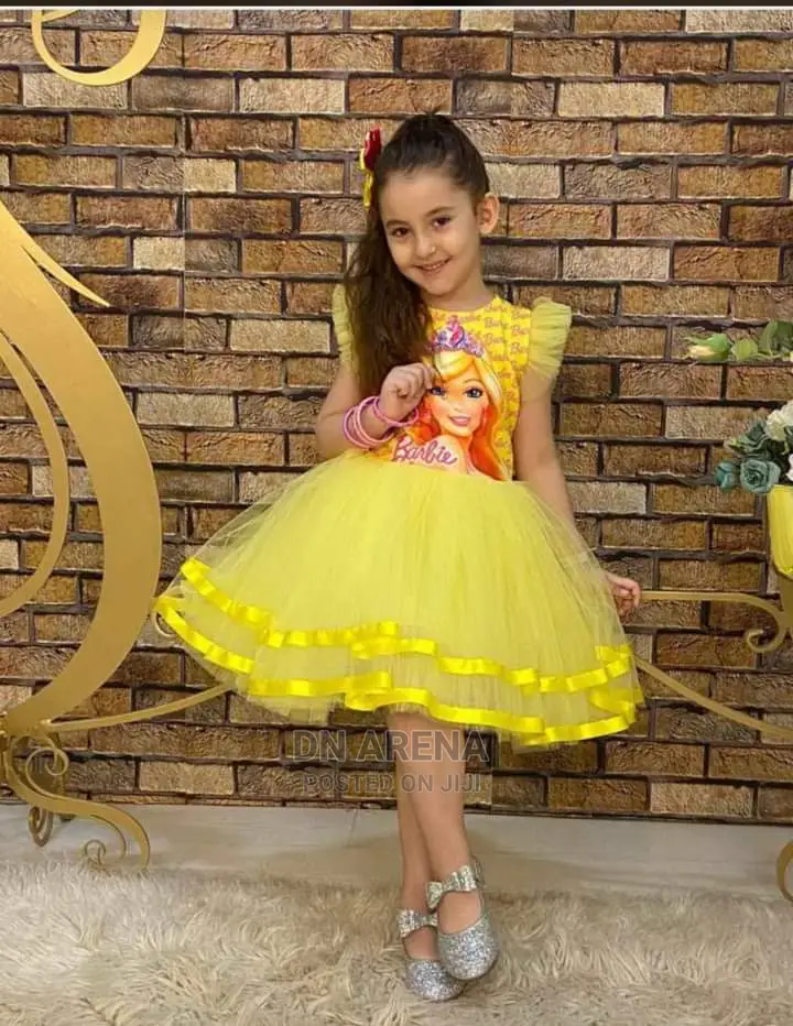Baby Girl Cartoon Characters Princess Dress
