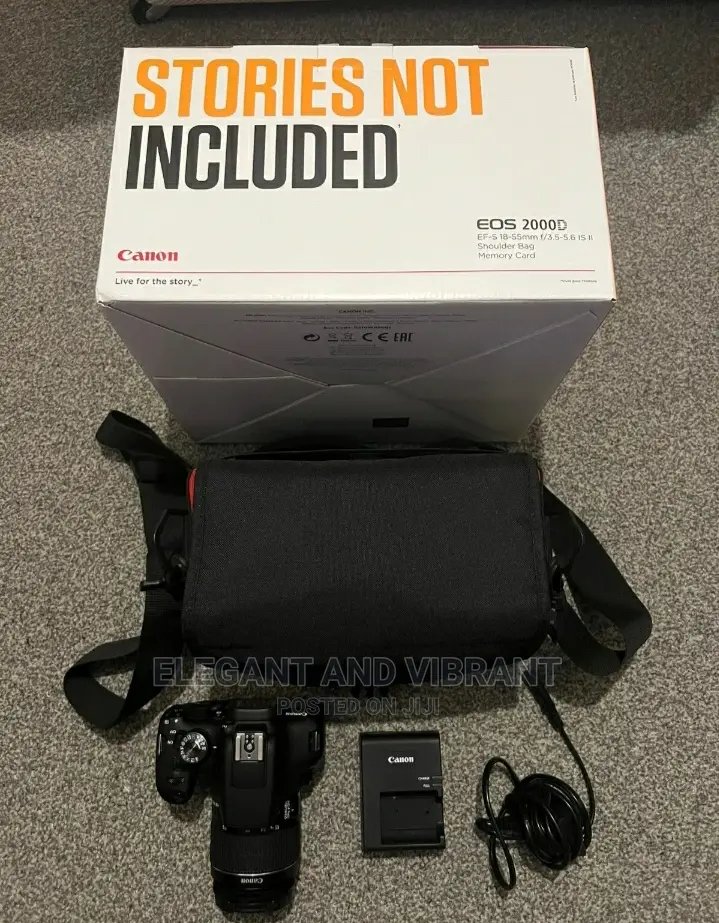 Canon Eos 2000d in Brand New Condition With Lens