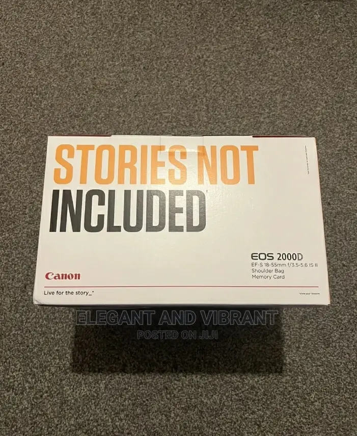 Canon Eos 2000d in Brand New Condition With Lens