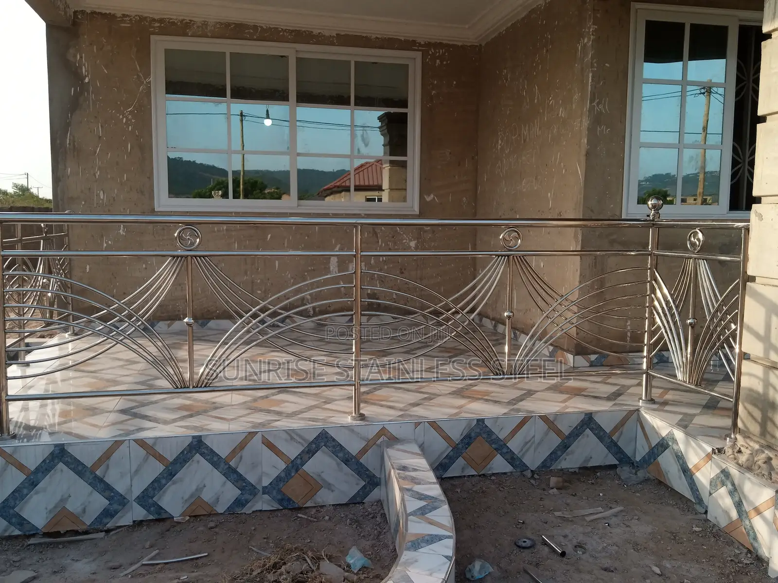 Stainless Blazing and Glass Balustrade
