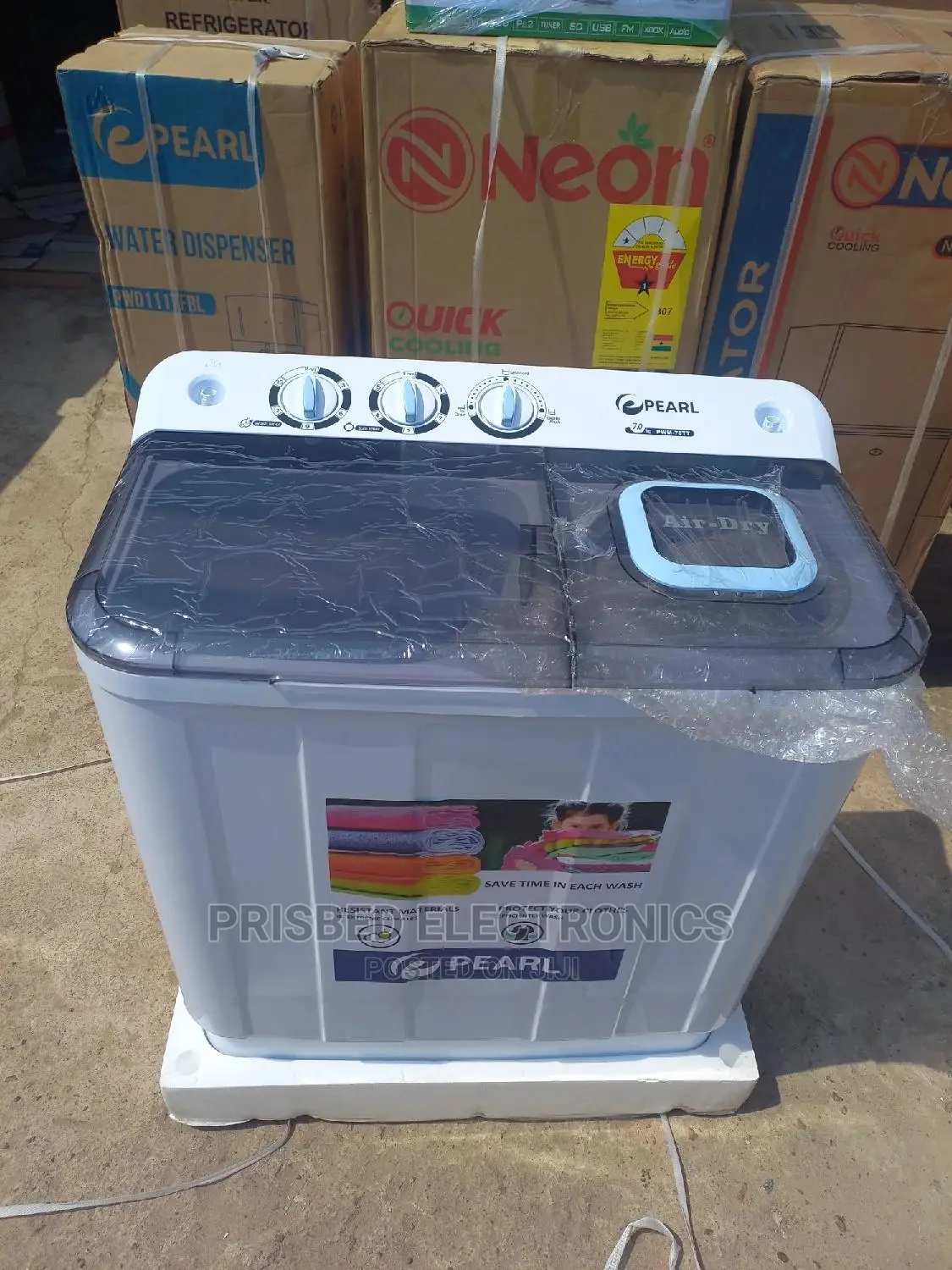 Pearl Washing Machine 7kg Twin Tub