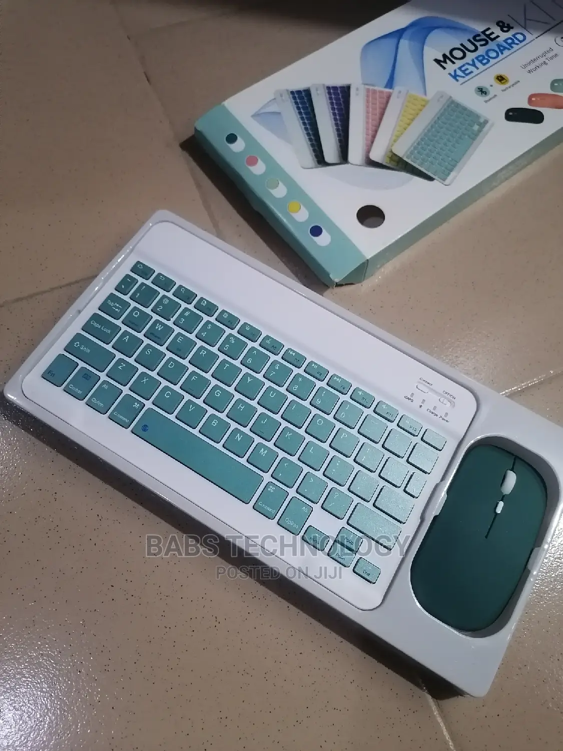 10 Inches Rechargeable Bluetooth Keyboard and Mouse Combo