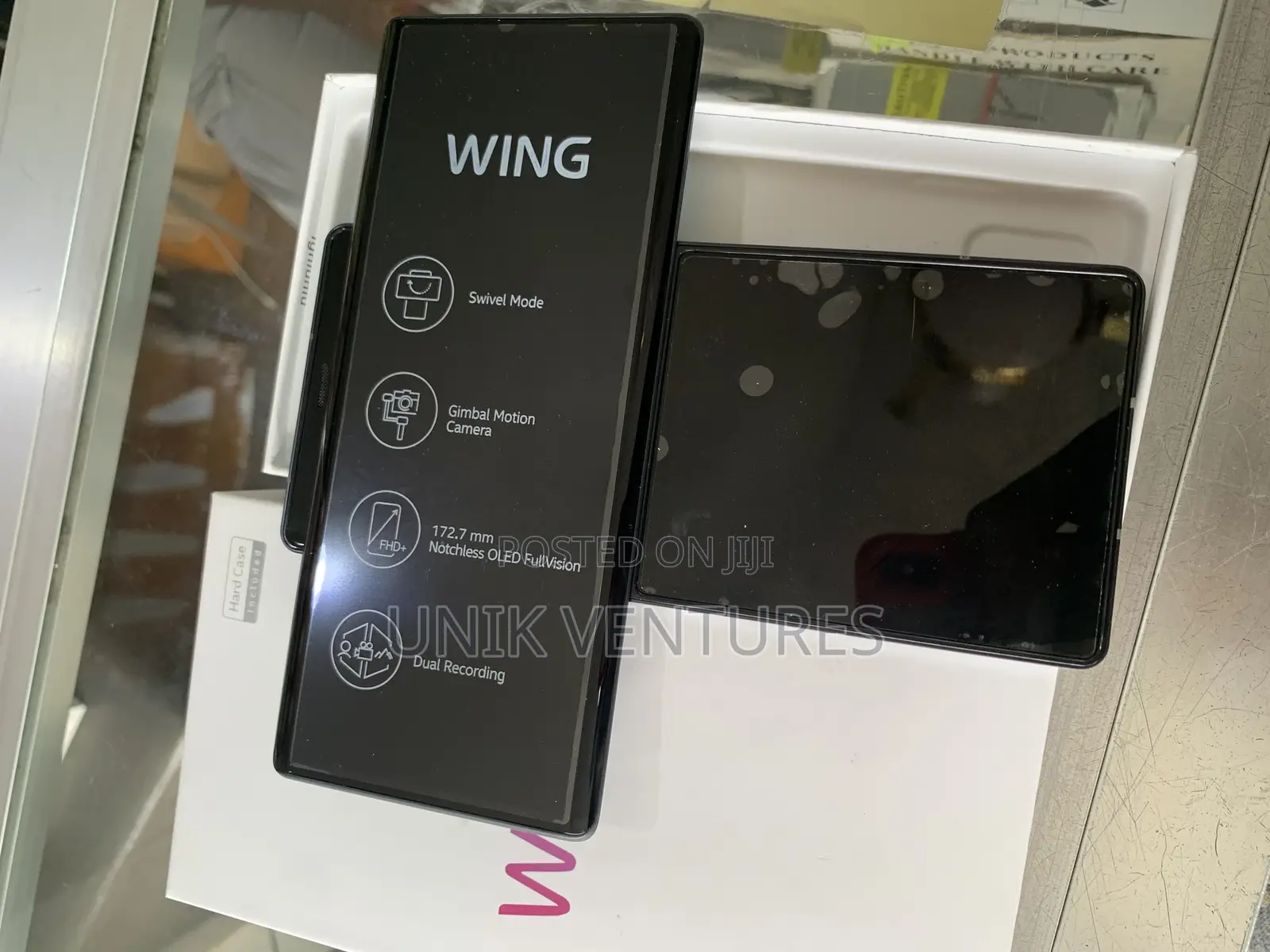 New LG Wing 5G 128 GB Black