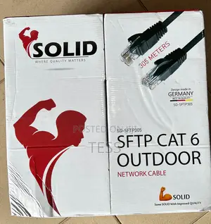 Solid SFTP Shielded Cat6 Cable 305m (Outdoor)