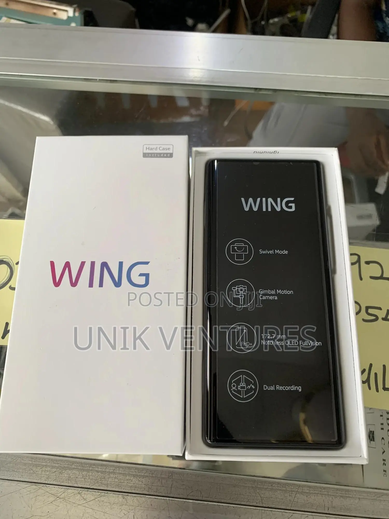 New LG Wing 5G 128 GB Black