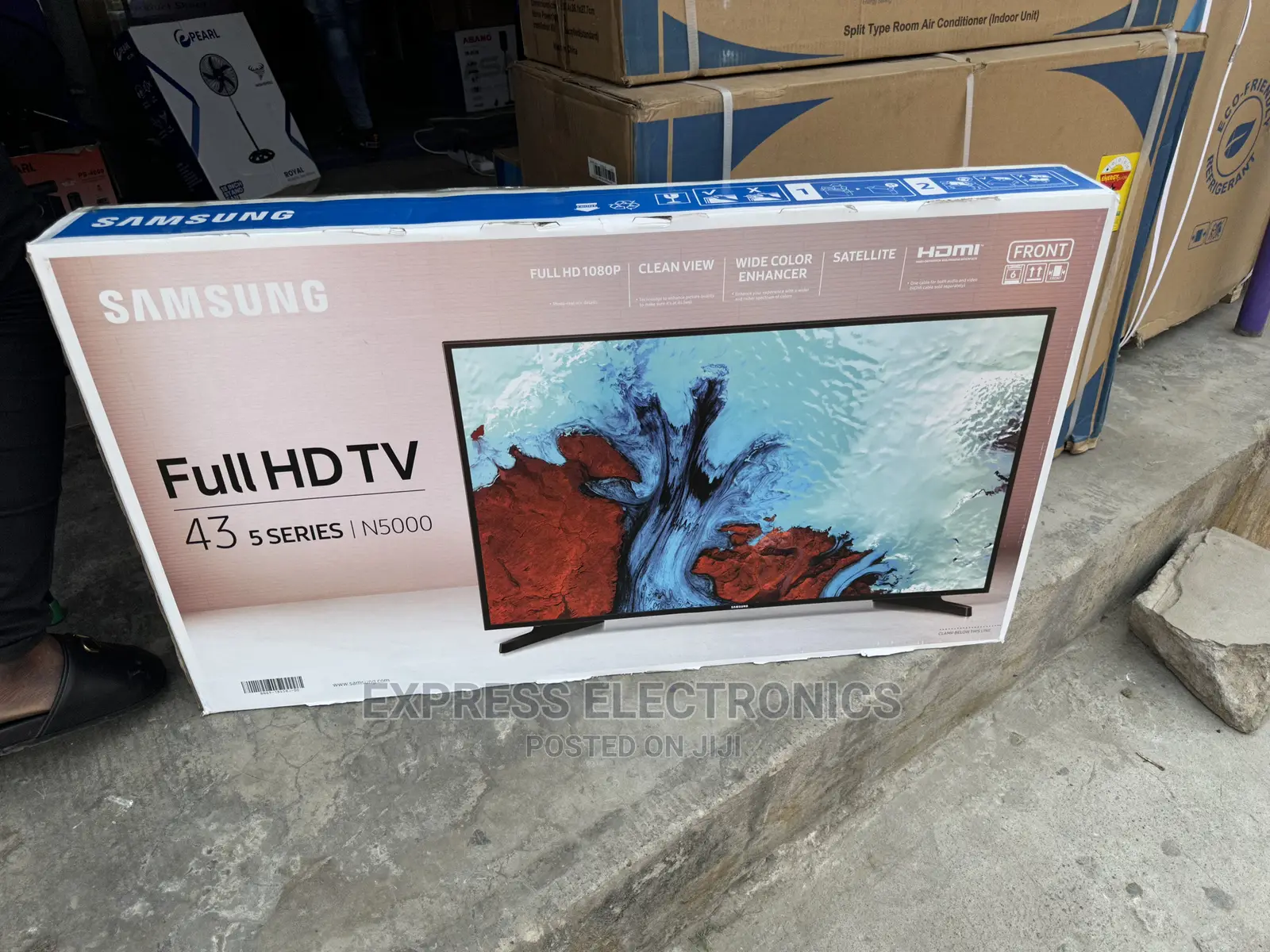 Infinite Contrast Samsung FHD Digital Satellite 43”inches Tv