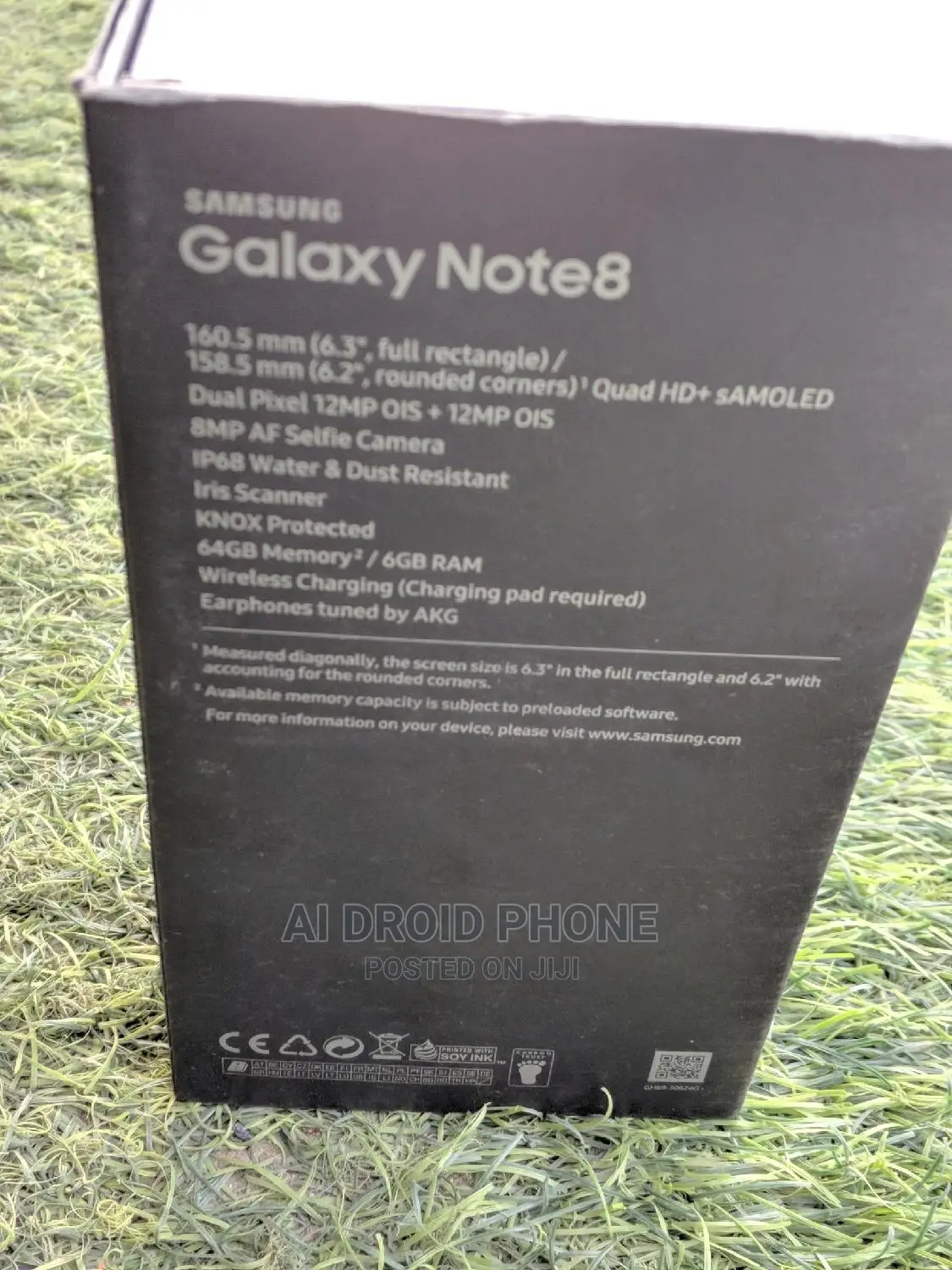 New Samsung Galaxy Note 8 64 GB Gray