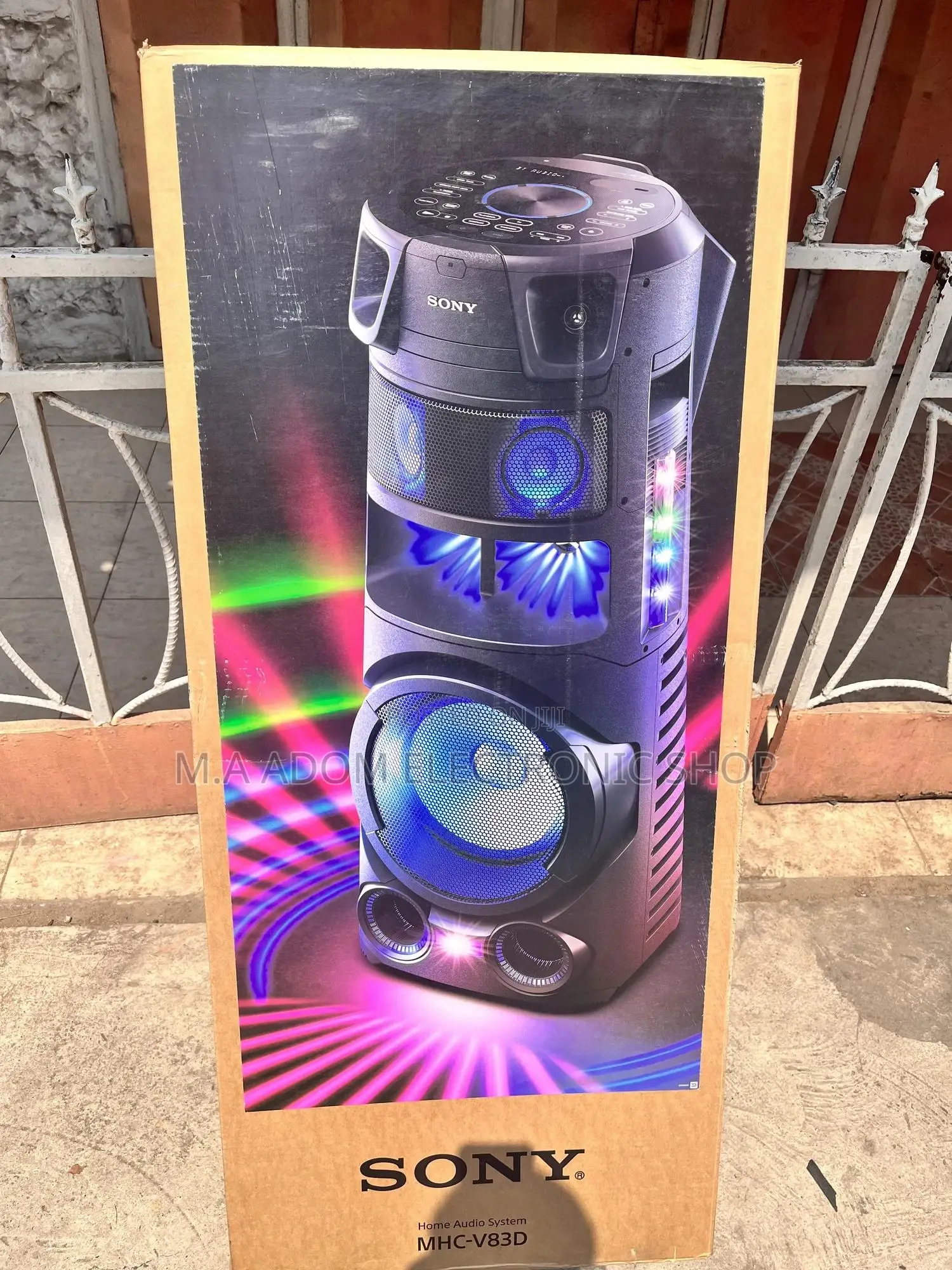 Sony 1000 Watts 2.1ch Mega Party Box Audio Speakers