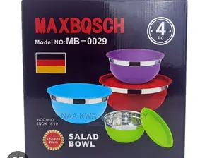 4pcs Set Coated Steel Mixing Bowls