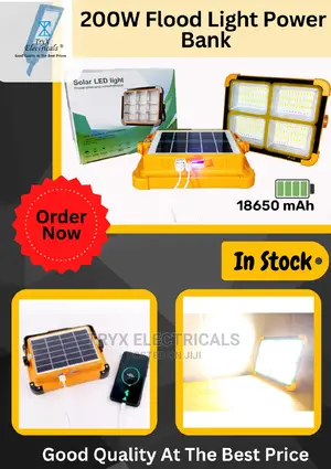 12,000mah Flood Light + Power Bank