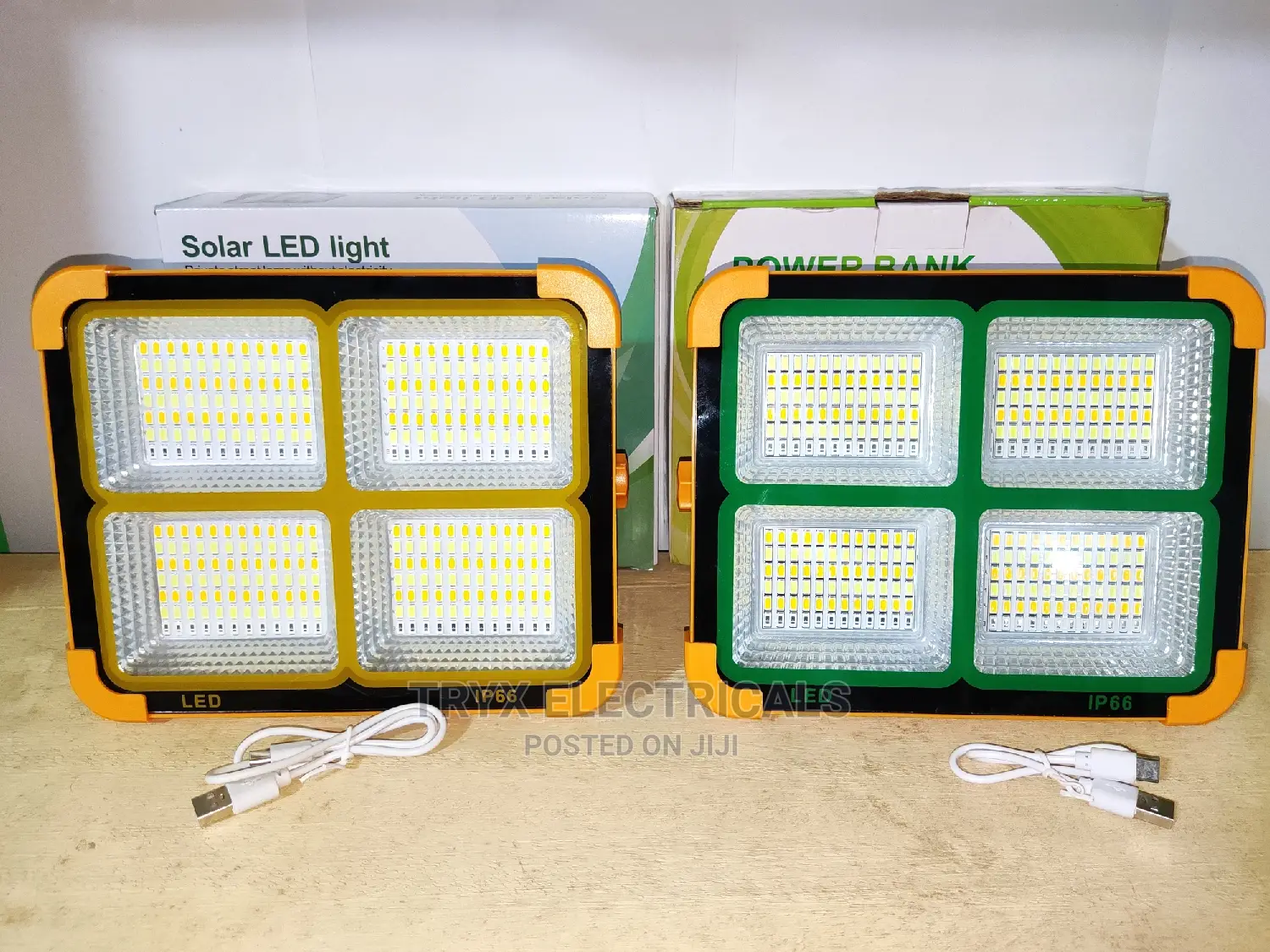 12,000mah Flood Light + Power Bank