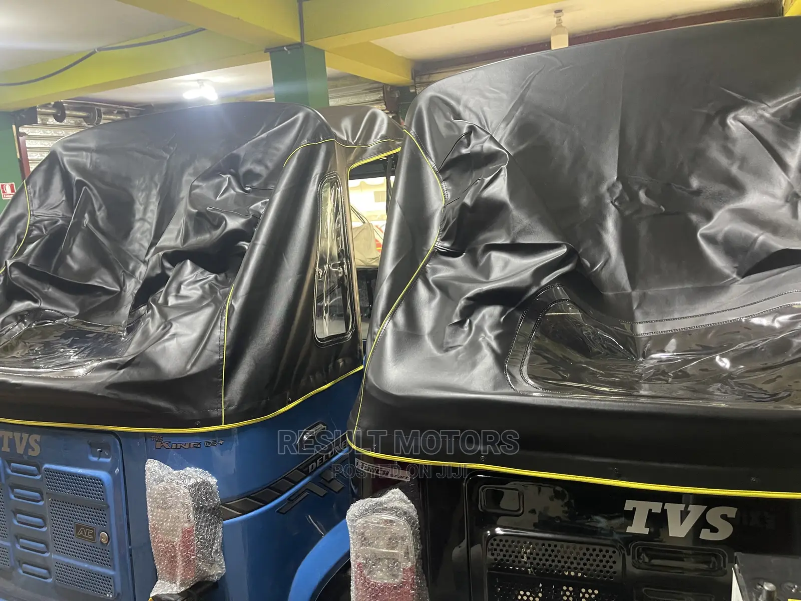 New TVS King Deluxe Plus iTouch Start 2023 Blue