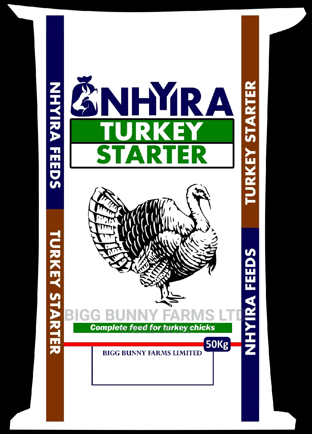 Nhyira Turkey Starter Poultry Feed (50kg)
