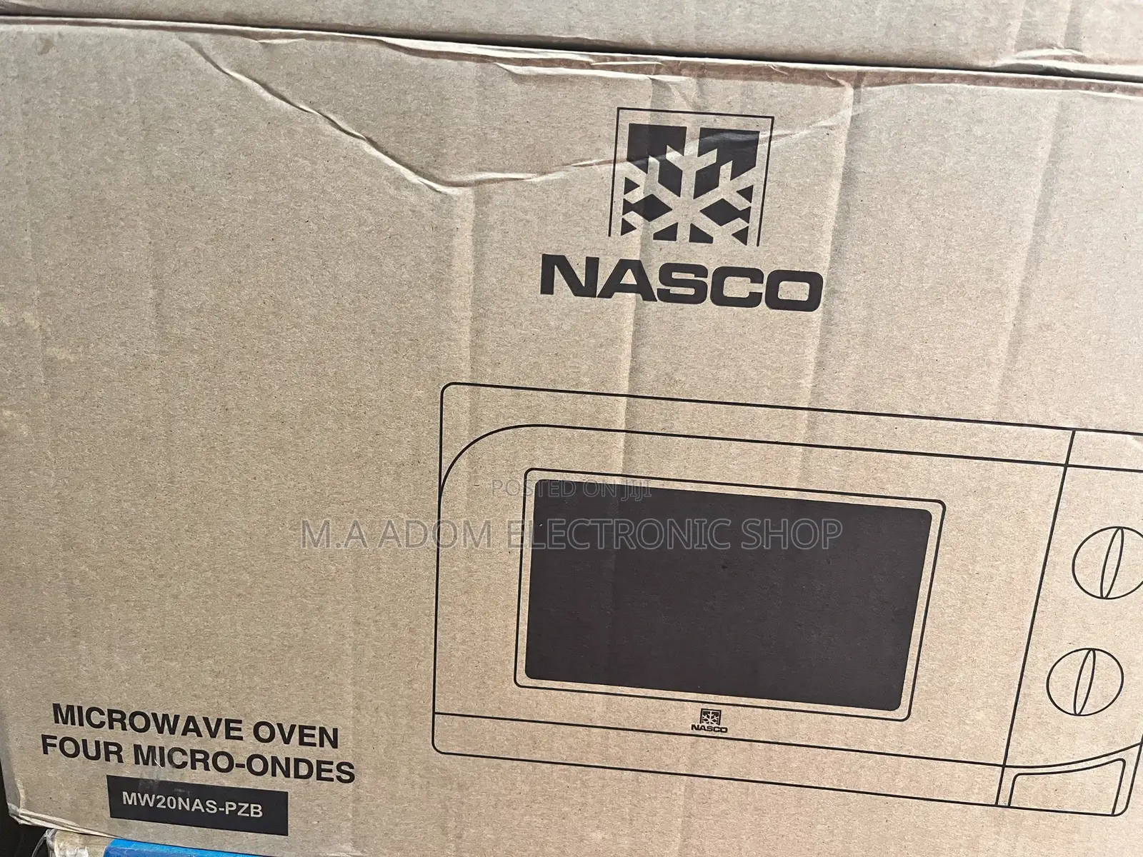 Nasco 20L Solo Microwave Oven | Black [Mw20nas-Pzb
