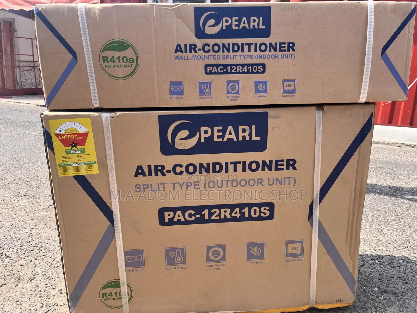 Pearl 1.5HP Air Conditioner R410 Gas