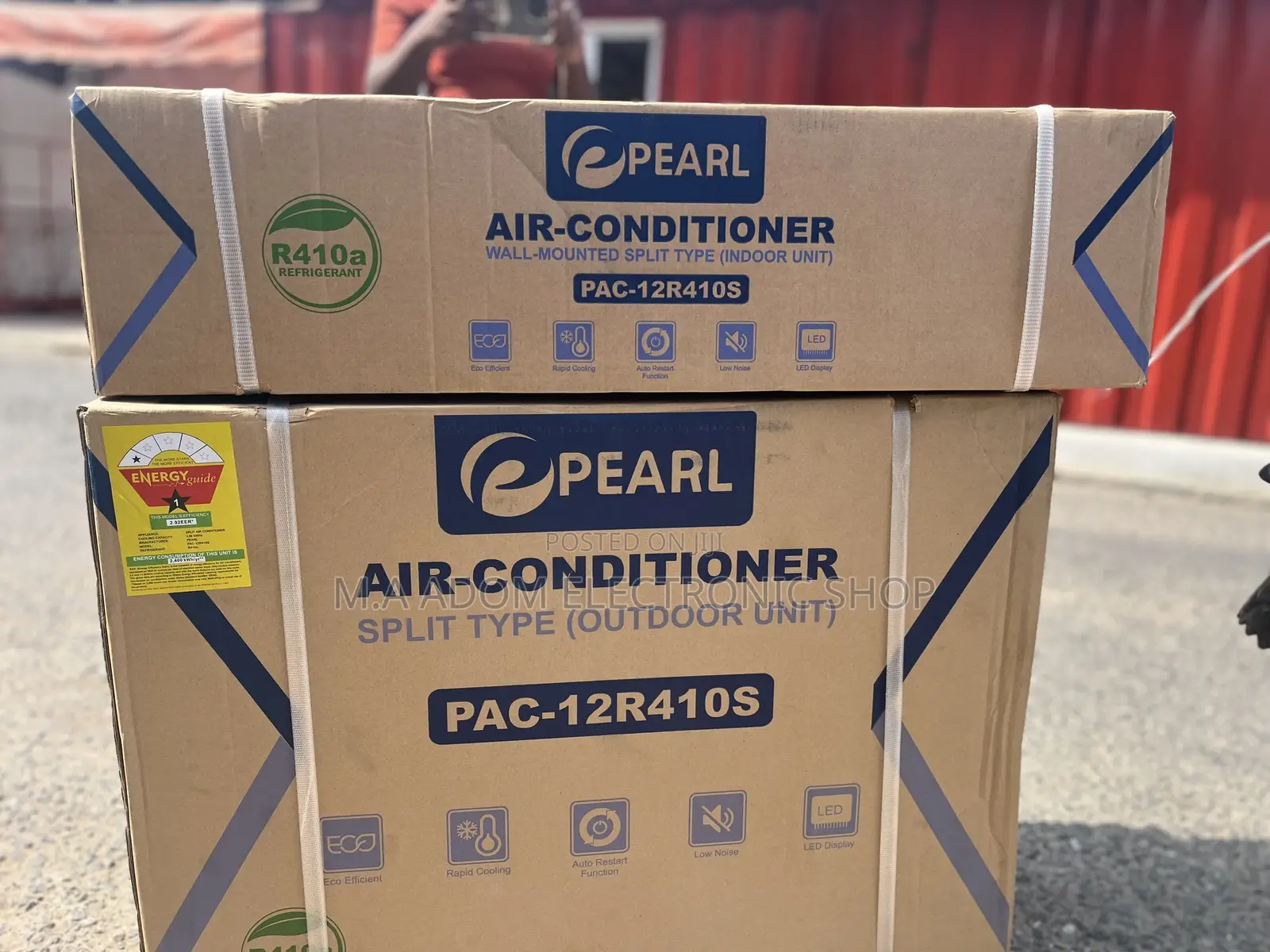 Rapid Cooling In Less Than 10 Mins Pearl 1/5 Split R410gas