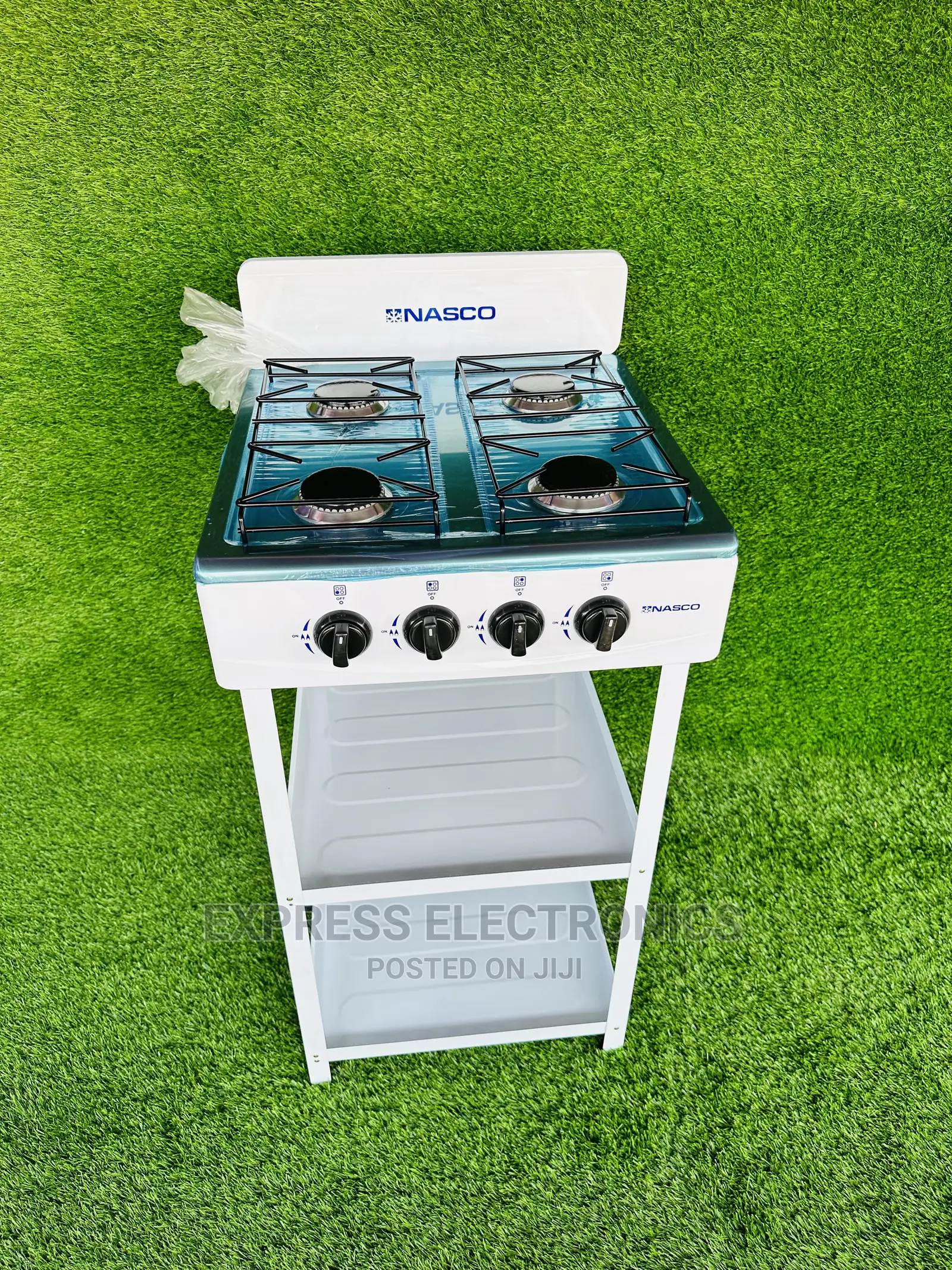 With Black Knobs Gas Stove With Stand Nasco 4BURNER