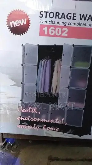 Storage Wardrobe for Homes 16 Cubes