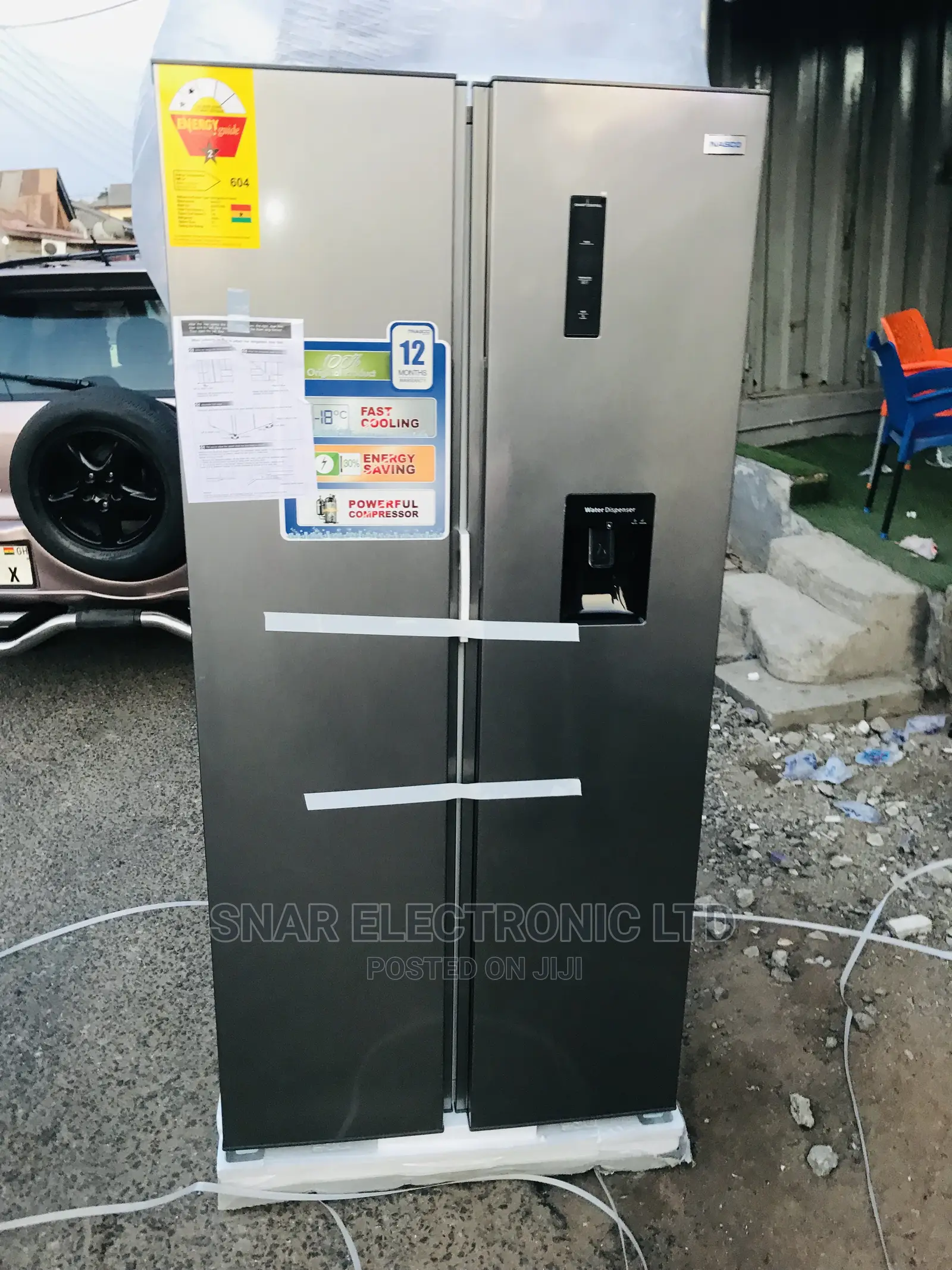 Newly Nasco (Nasf2-55s) 430ltrs Refrigerator Side by Side
