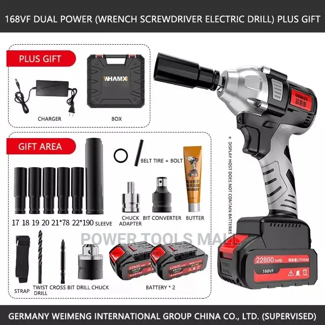 Wrench Driver Impact Cordless
