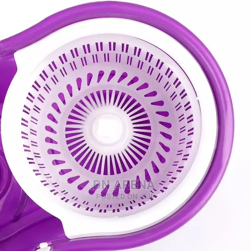 Spin Microfibers Mop With Basket