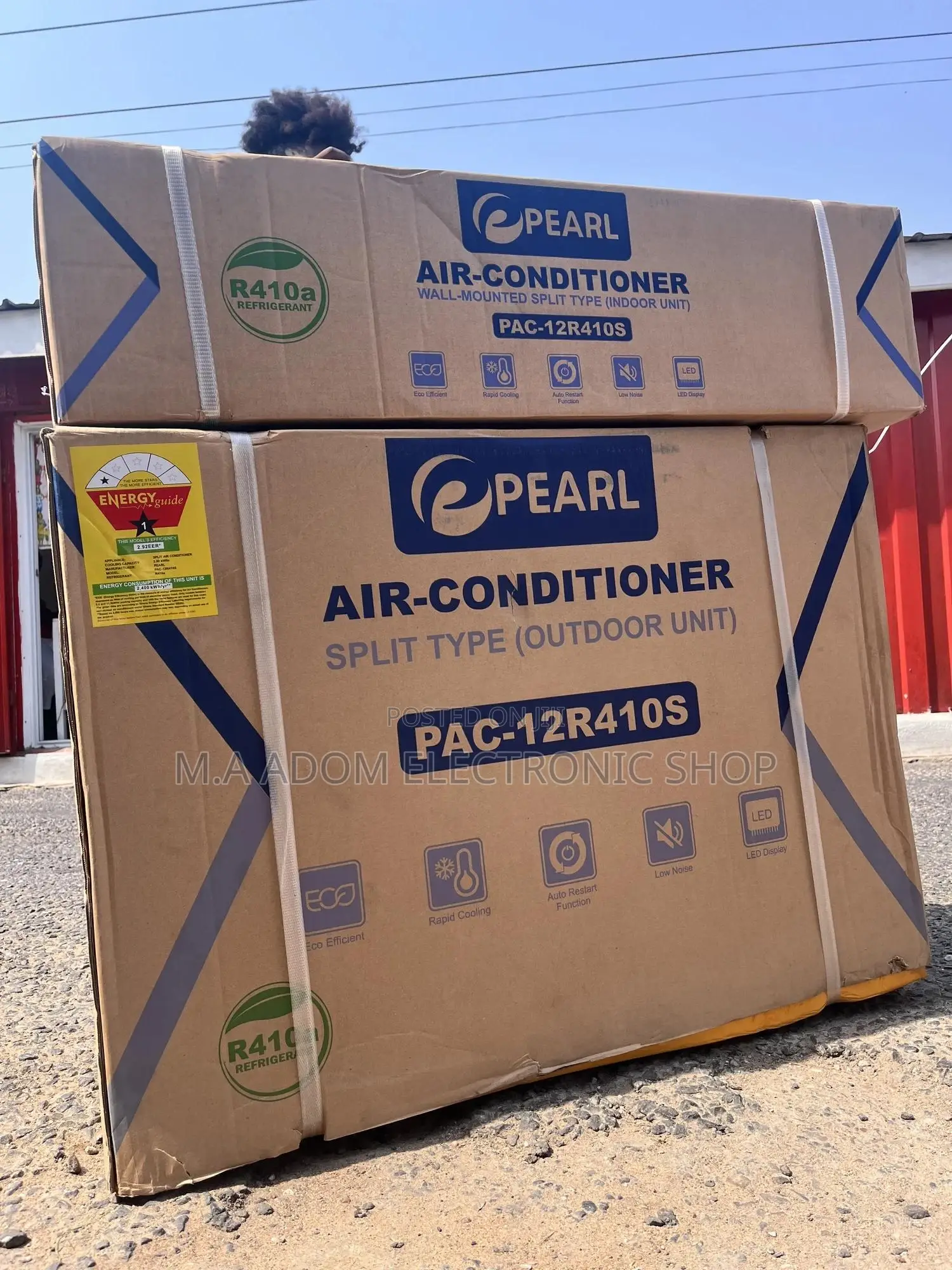 Energy Saving 1 Star Rating Pearl 1.5 Hp Split AC