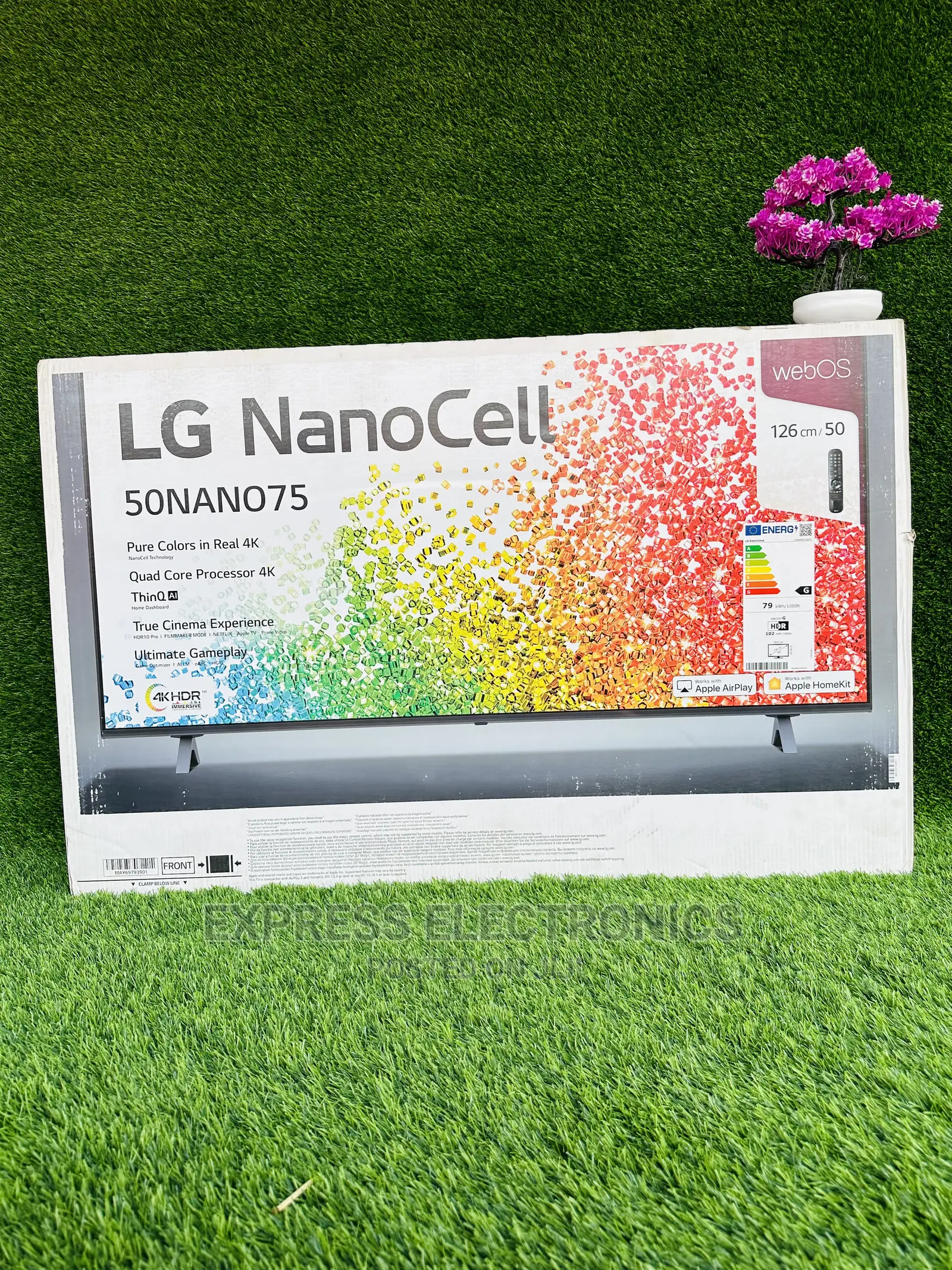 50”NANO756 UHD Nanocell Infinite Contrast LG Smart Tv
