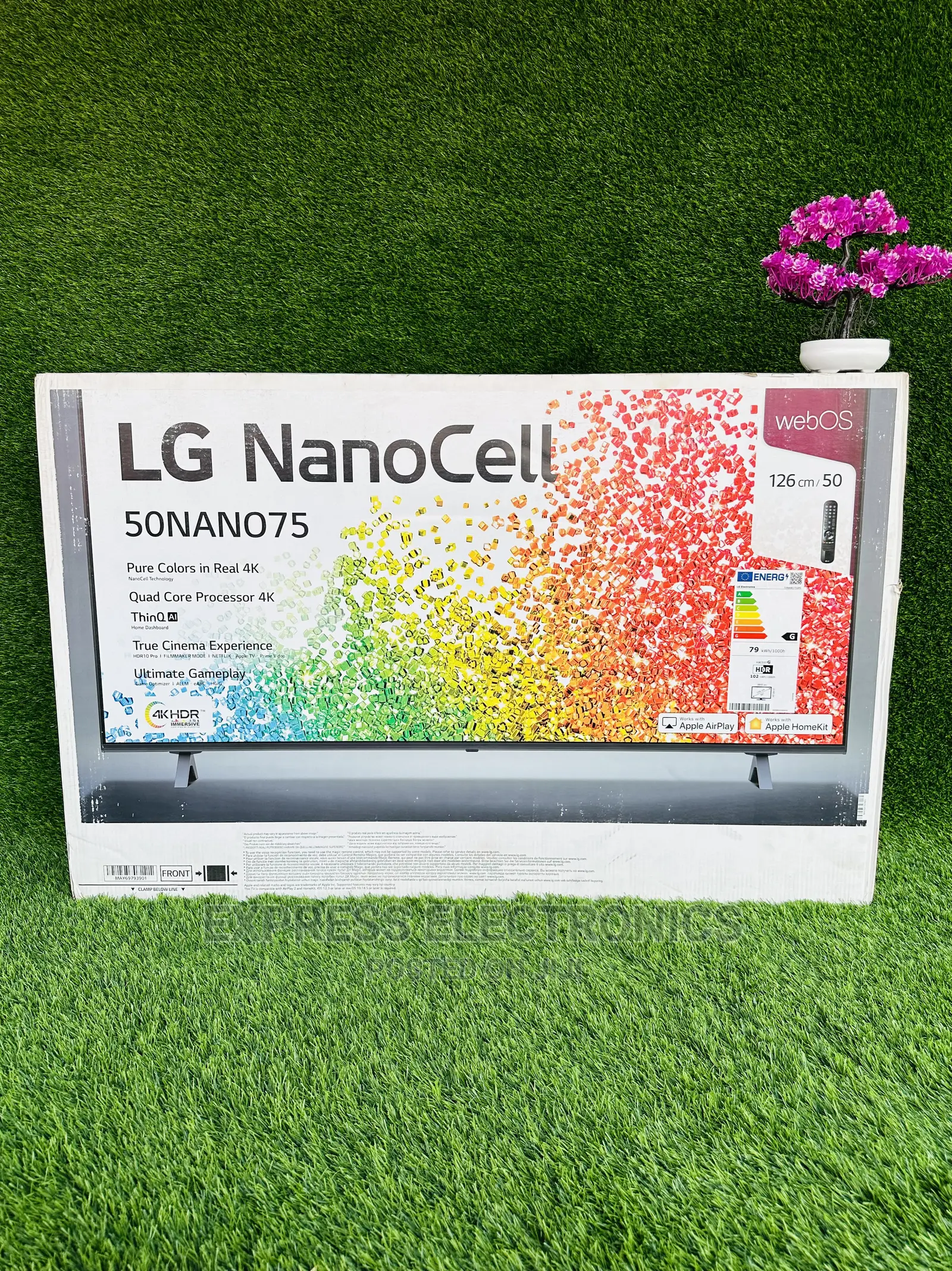 50”NANO756 UHD Nanocell Infinite Contrast LG Smart Tv
