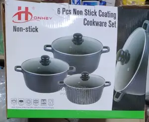 Non Stick Coating Cookware Pots (3 Sets)