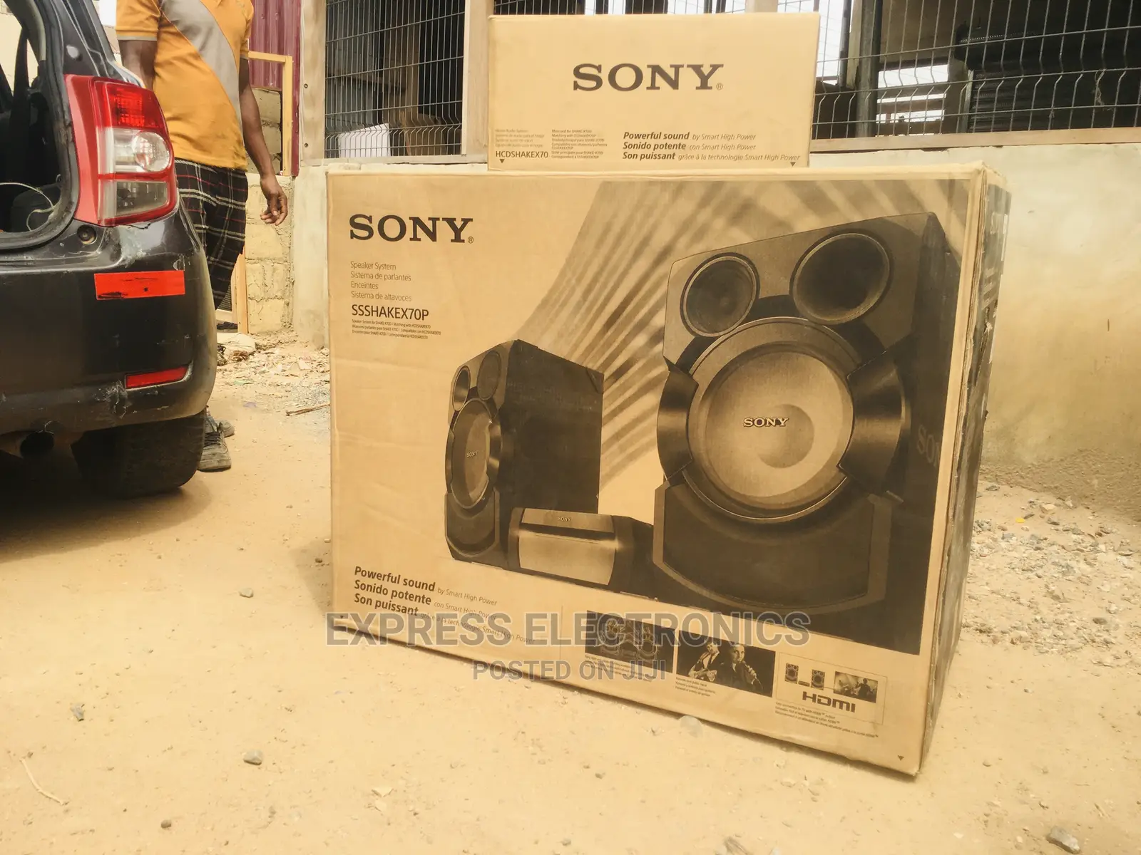 Sony Shake Home System LED Light DJ Effects HCDSHAKEX70