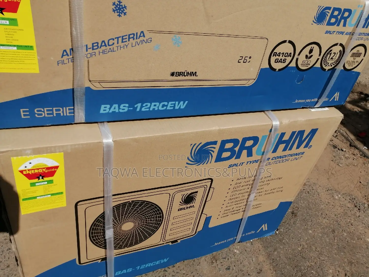1.5hp Ac, R410a *Quality Bruhm 1.5hp Air Conditioner