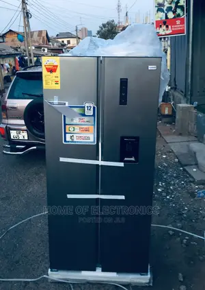 Neatly Sealed Nasco 436 Liters Side by Side Refrigerator
